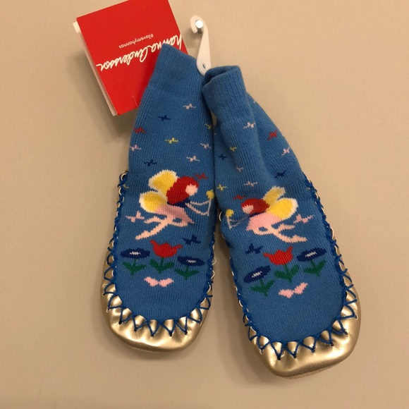 NWT Hanna Andersson Fairy Moccasins- Shoe Size 5-7 - Picture 5 of 7